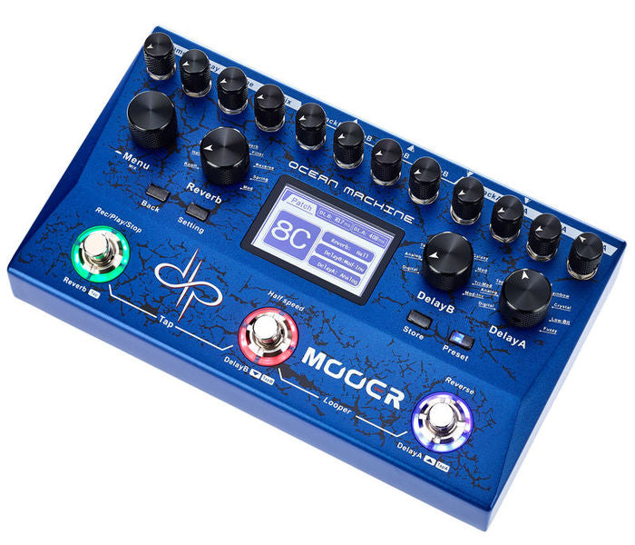 Mooer TDL3 Ocean Machine (Delay/ Reverb/ Looper) Devon Townsend Signature Pedal
