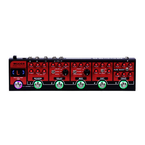 Mooer REDTRUCK Combined Effects (Reverb/Delay/Mod/Dist/Drive)