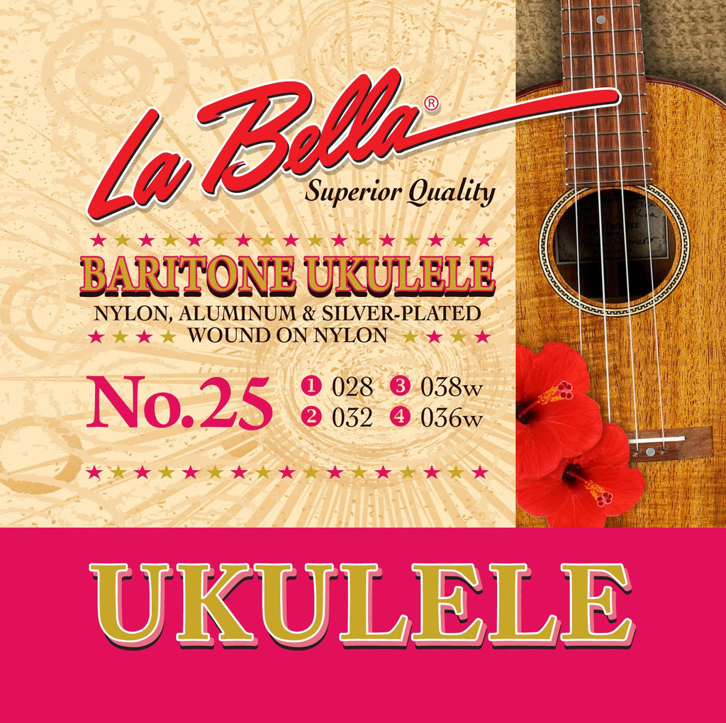La Bella No.25 Baritone Ukulele Nylon Strings