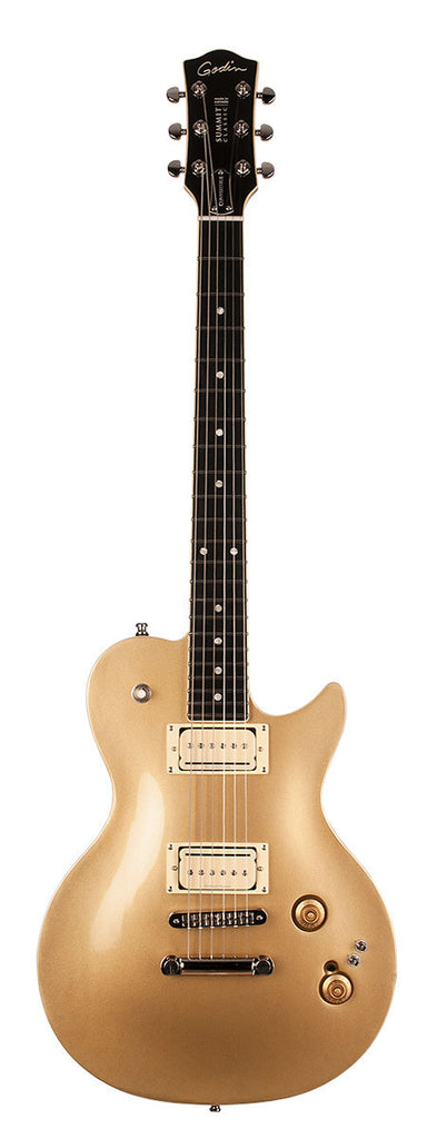 Godin Summit Classic Carved Top Convertible Electric Guitar - Gold