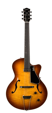 Godin 5th Avenue Jazz Arch Top w/ Tric Case - Jazz Sun Burst High Gloss