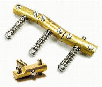 Allparts Joe Barden Compensated Saddle Set For American Standard Tele - Brass