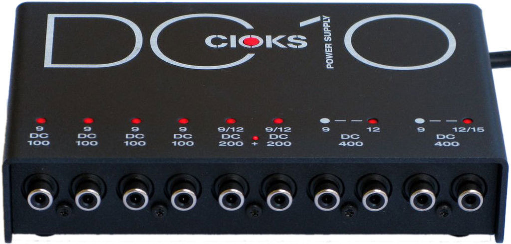 CIOKS DC10 POWER SUPPLY - 10 OUTLETS/8 ISOLATED SECTIONS/9V 12V 15V DC