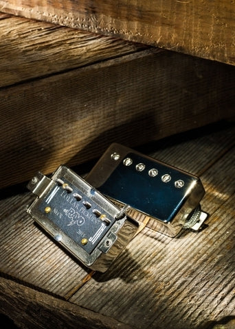 LOLLAR HUMBUCKER STYLE 10-406-123-11 EL RAYO BRIDGE NICKEL PICKUP - 4 COND. ($180 USD)