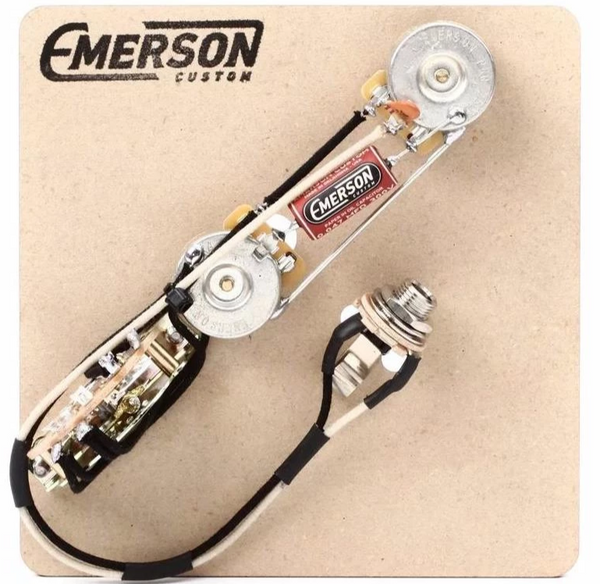 EMERSON CUSTOM REVERSE CONTROL LAYOUT TELE 3-WAY PRE-WIRED ASSEMBLY 25 ...