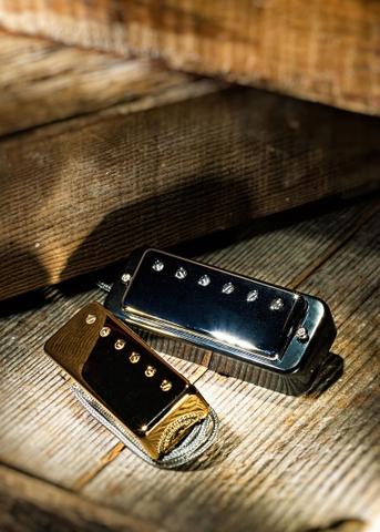 LOLLAR HUMBUCKER STYLE 10-407-223-1 MINI RING BRIDGE NICKEL PICKUP - 4 COND./RING MOUNT/NO RING INC. ($180 USD)