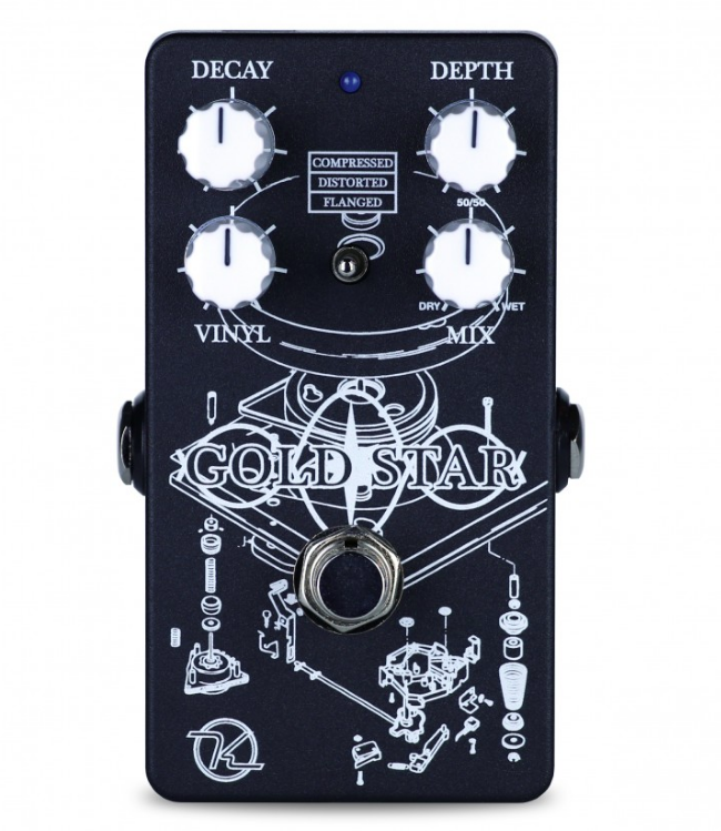 KEELEY GOLDSTAR VINYL REVERB - COMPRESSED/DISTORTED/FLANGED VERB ($179 USD)