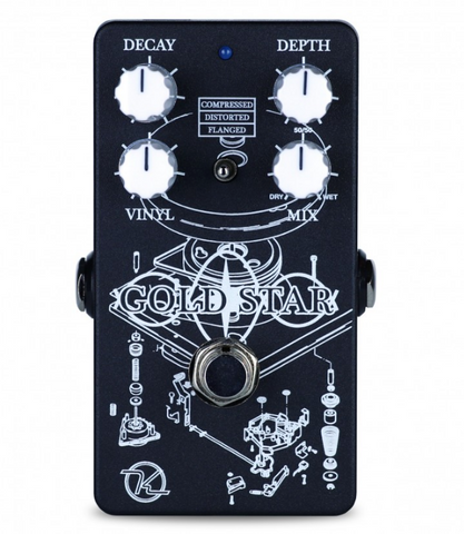 KEELEY GOLDSTAR VINYL REVERB - COMPRESSED/DISTORTED/FLANGED VERB ($179 USD)