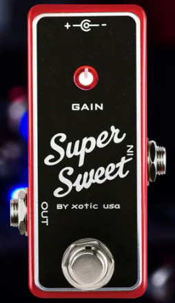 XOTIC EFFECTS SUPER SWEET BOOSTER PEDAL ***CLEARANCE***