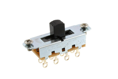 Allparts On-Off-On Slide Switch With Black Knobs And Screws For Mustang