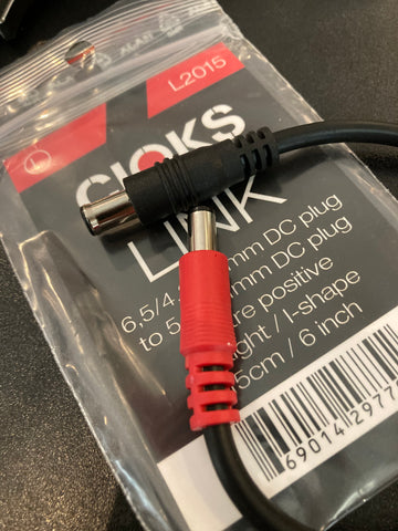 CIOKS L2015 EIAJ TO TYPE 2/ CONNECTS CIOKS DC7 TO CIOKS 4 15 CM (BLACK/RED)