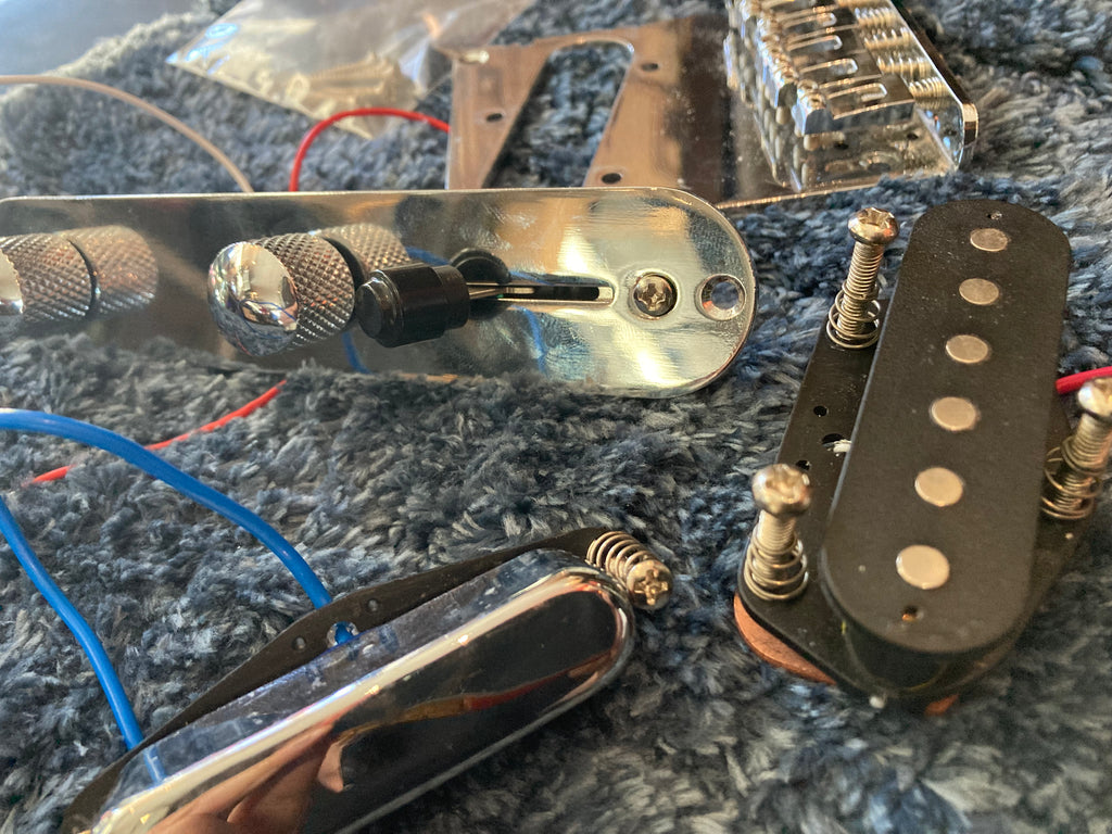 TELECASTER PARTS:  COMPLETE PROJECT TELE WIRING KIT (GENERIC NON-BRANDED PARTS)