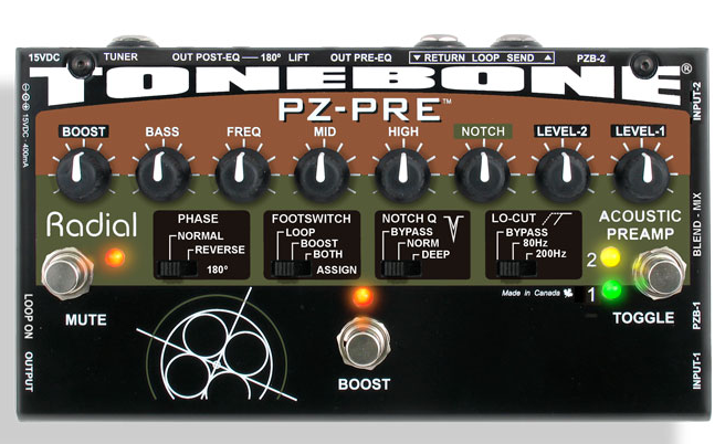 Radial PZ-PRE Acoustic Instrument