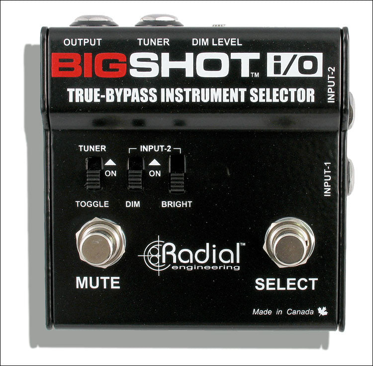 Radial BigShot I/O True Bypass Instrument Selector