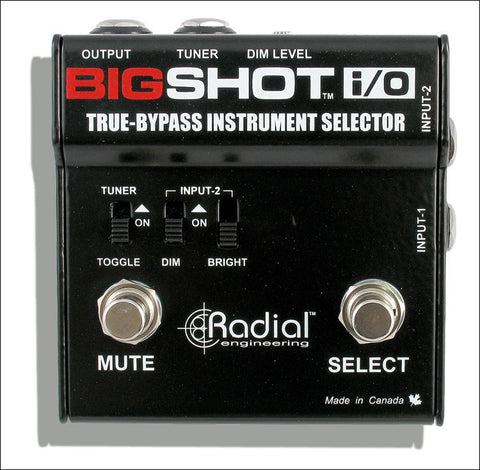 Radial BigShot I/O True Bypass Instrument Selector