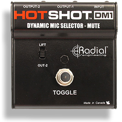 Radial HotShot DM-1 Stage Mic Toggle