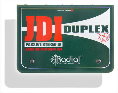 Radial JDI Duplex Stereo Direct Box