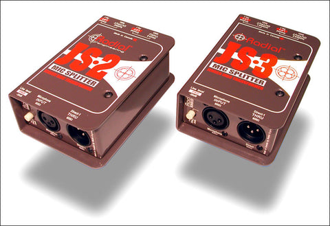 Radial JS2/JS3 Passive Microphone Splitter