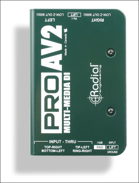 Radial ProAV1 and ProAV2 Multimedia DI