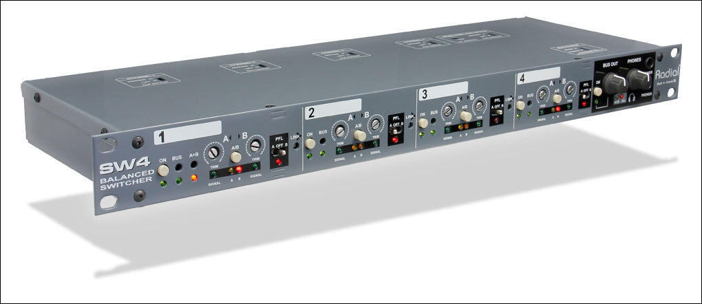 Radial SW4 Four Channel Audio Switcher