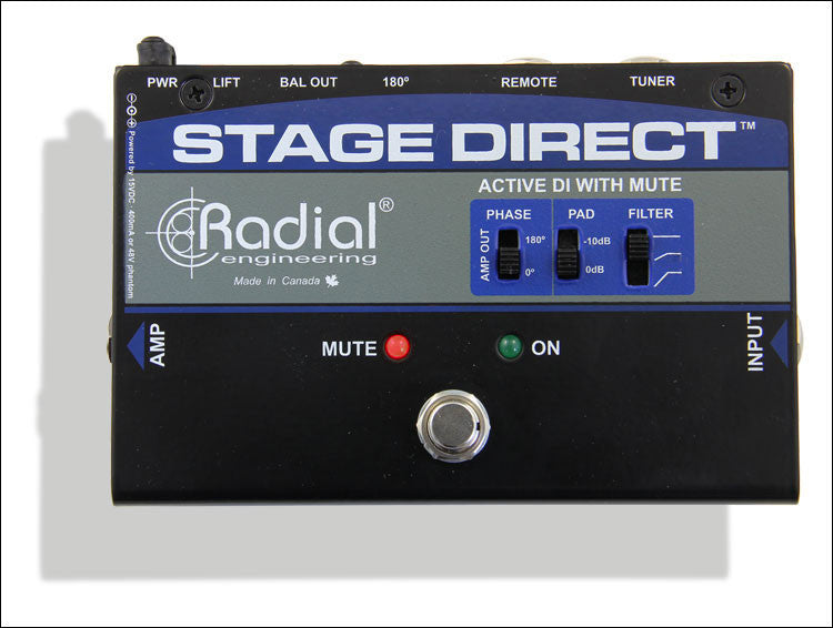 Radial StageDirect muting DI box
