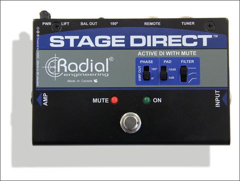 Radial StageDirect muting DI box