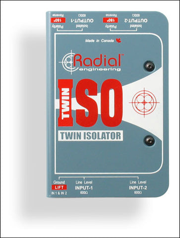 Radial Twin-Iso Two Channel Line Level Isolator