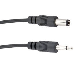 Voodoo Lab 3.5mm Standard Polarity Straight Mini Plug and 2.1mm Straight Barrel DC Cable