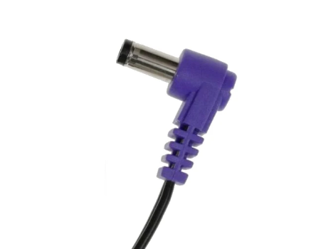 CIOKS 8050 TYPE 8 / 1.7MM DC PLUG / CENTRE POS / L-SHAPE / 50CM (PURPLE)