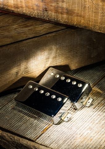 LOLLAR HUMBUCKER STYLE 10-413-123-11 IMPERIAL LOW WIND BRIDGE NICKEL PICKUP - 4 COND. ($190 USD)