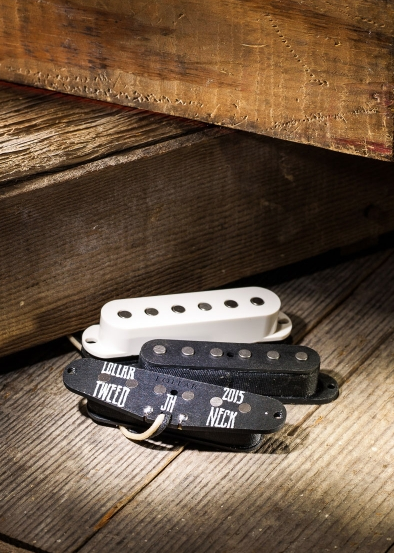 LOLLAR S-STYLE 10-204-113-PARCHMENT STRAT TWEED BRIDGE PICKUP/FLAT/PARCHMENT COVER ($100 USD)