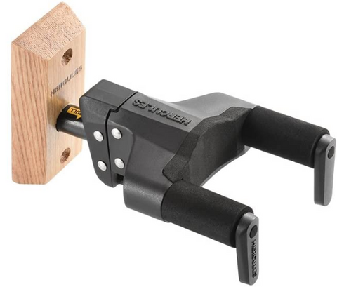 HERCULES GSP38WB+ GUITAR WALL HANGER - NATURAL