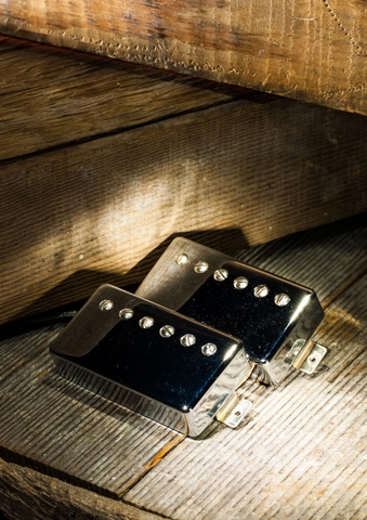 LOLLAR HUMBUCKER STYLE 10-411-113-12 IMPERIAL BRIDGE CHROME PICKUP- 4 COND. ($190 USD)