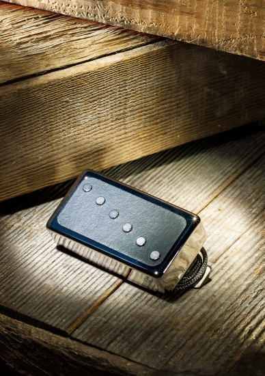 LOLLAR T-STYLE NOVEL 10-109-11-2 SINGLE COIL FOR HB NECK MATTE BLACK / CHROME PICKUP ($150 USD)