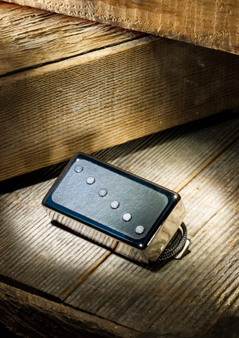 LOLLAR T-STYLE NOVEL 10-109-11-2 SINGLE COIL FOR HB NECK MATTE BLACK / CHROME PICKUP ($150 USD)