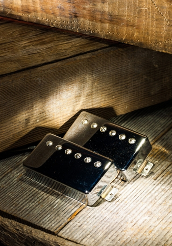 LOLLAR HUMBUCKER STYLE 10-411-121-11 IMPERIAL NECK NICKEL PICKUP - 4 COND. ($190 USD)