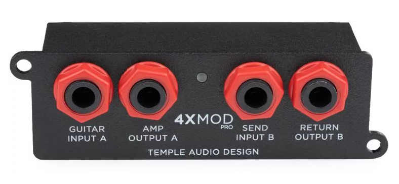 TEMPLE AUDIO 4X MOD PRO 4-WAY JACK PATCH BUFFERRED MODULE ($149 USD)