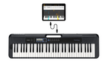 CASIO CTS300BK PORTABLE ELECTRONIC KEYBOARD - BLACK
