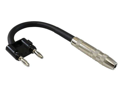 LINK AUDIO AA61 1/4 TS FEMALE TO DUAL BANANA PLUG ADAPTOR