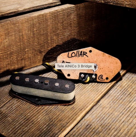LOLLAR T-STYLE 10-105-13-0 ALNICO 3 BRIDGE PICKUP - FLAT POLE ($150 USD)