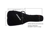 MONO M80-VHB-BLK M80 VERTIGO TOP-LOADING SEMI-HOLLOW GUITAR CASE - BLACK