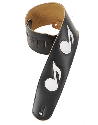 Levy's 3-1/2" Leather w/ Notes - Black
