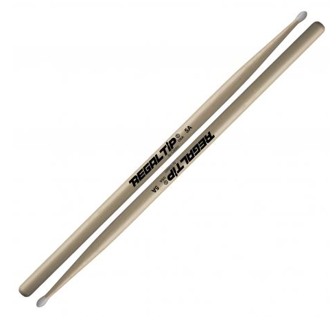 Regal Tip 5A Nylon Tip Hickory Drumsticks