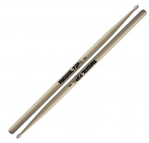 Regal Tip 5A Nylon Tip Hickory Drumsticks