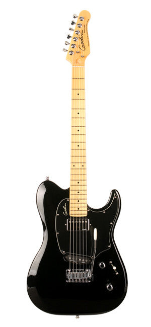 Godin Session Custom Electric Guitar w/Gigbag - Custom Black HG/Maple