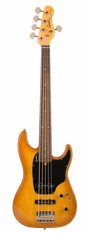 Godin Shifter Classic 5 String Electric Bass Guitar - Creme Brulee HG/Maple