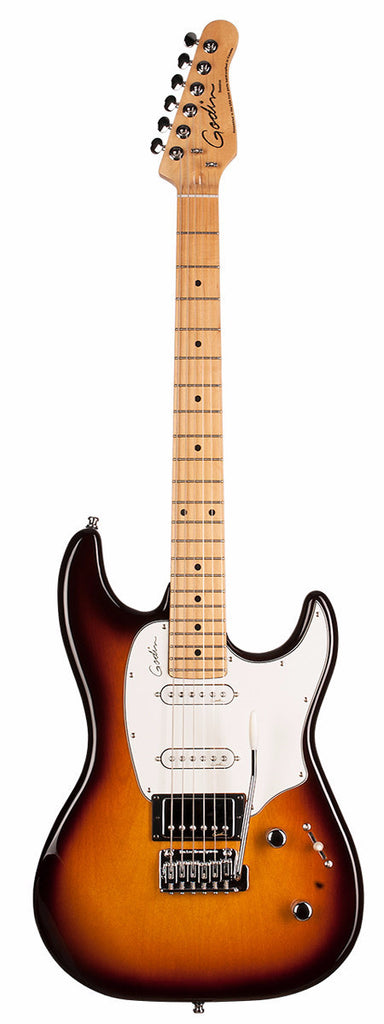 Godin Session Electric Guitar - Vintage Burst High Gloss/ Maple