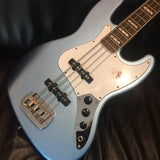 G&L TRIBUTE JB BASS (LPB/BASSWOOD/3-PLY WHITE PG/BRAZILIAN CHERRY BOARD/WHITE BINDING/WHITE PEARLOID BLOCKS/VINTAGE TINT GLOSS/2XALNICO) - CASE NOT INCL.