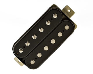 LOLLAR HUMBUCKER STYLE 10-413-121-03 IMPERIAL LOW WIND NECK DOUBLE BLACK  PICKUP - 4 COND. ($190 USD)