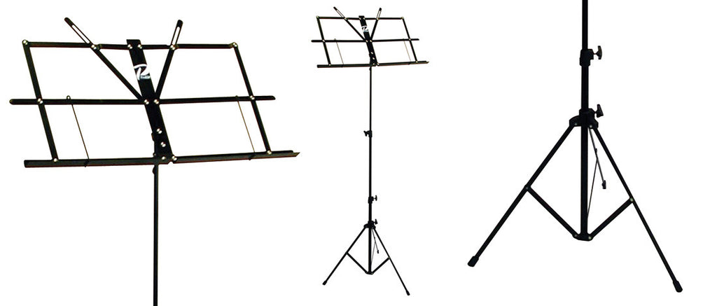 Profile MS033BP Sheet Music Stand W/ Bag - Black
